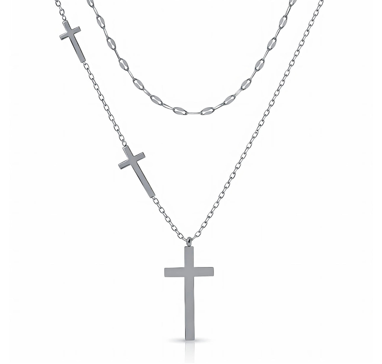 3 Cross Necklace